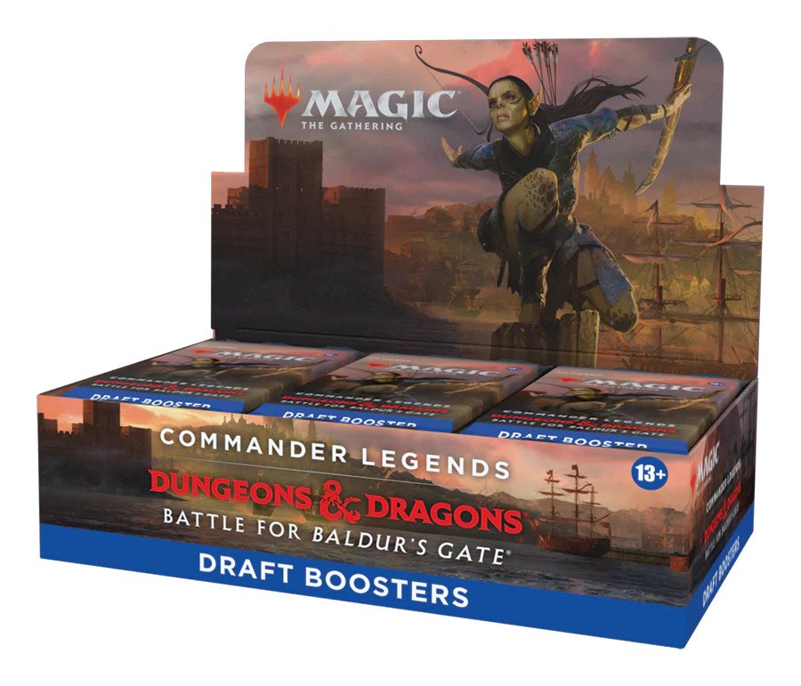 Magic The Gathering Commander Legends Baldur's Gate Draft Booster Box