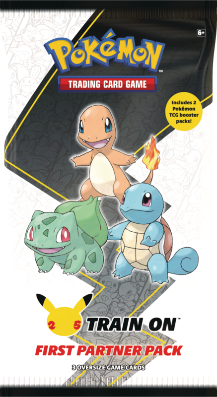 all pokemon go tcg promo cards Pokemon Train On First Partner Pack- 25th Anniversary October (Kanto)