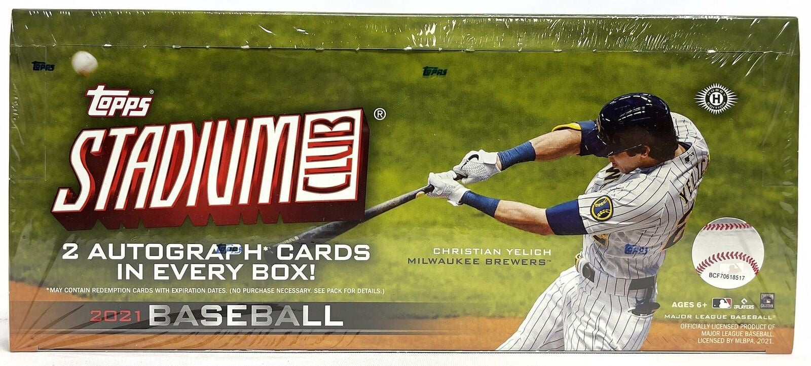 2021 Topps Stadium Club Baseball Hobby Box - Miraj Trading