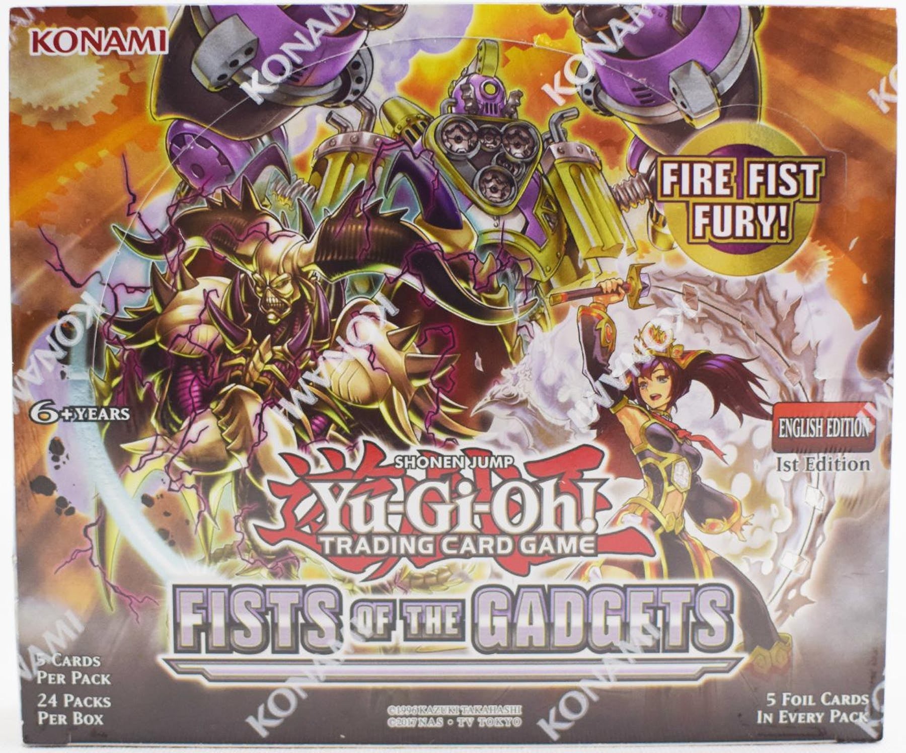 Yugioh Fists Of The Gadgets 1st Edition Booster Box Yugioh Fists Of The Gadgets 1st Edition Booster Box