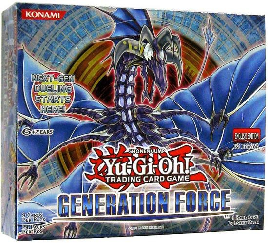 Yugioh Generation Force 1st Edition Booster Box