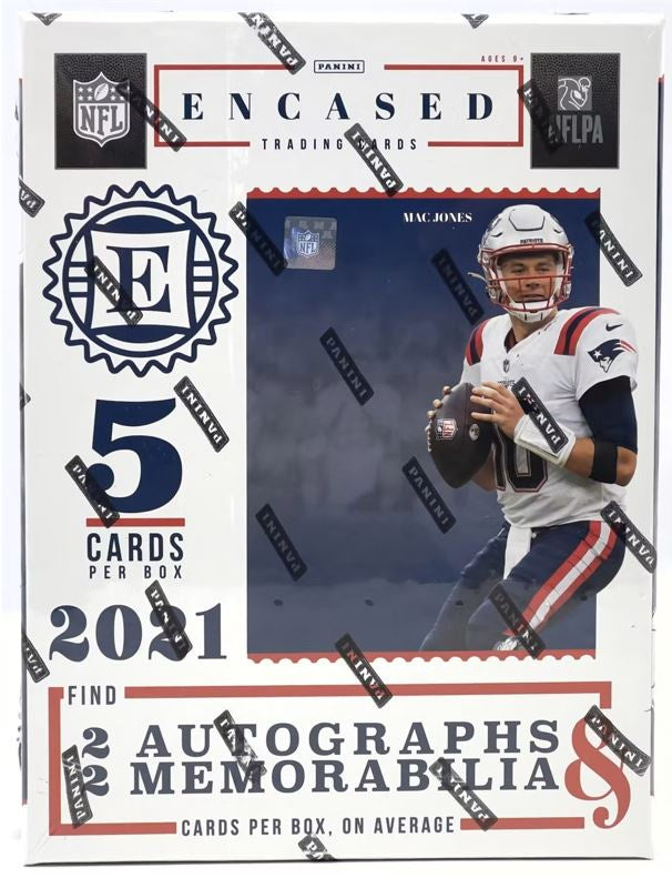 2021 Panini Encased Football Hobby Box - Miraj Trading