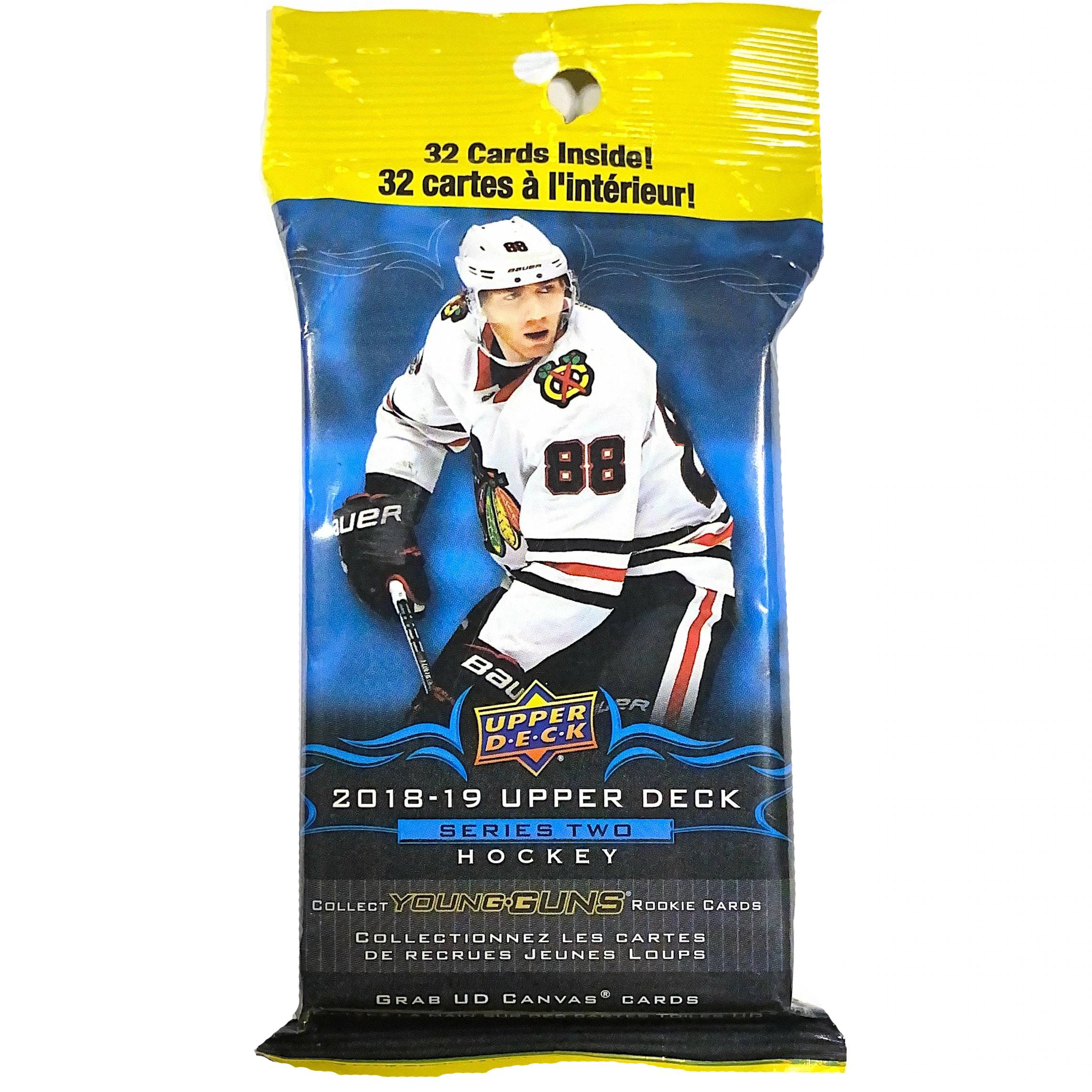 2018-19 Upper Deck Series 2 Hockey Fat Pack (Lot of 2) - Miraj Trading
