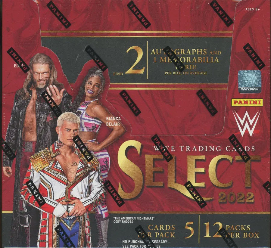 2022 Panini Select WWE Hobby Sealed Box - Miraj Trading