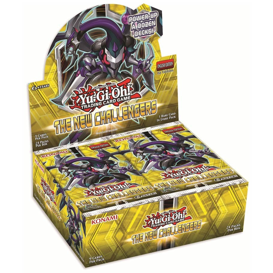 Konami Yu-Gi-Oh! TCG: The New Challengers Booster Box - BigBoi Cards