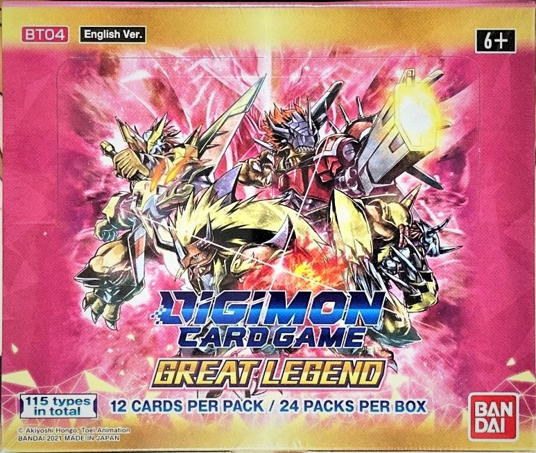 Digimon Card Game Great Legend Booster Box - Miraj Trading