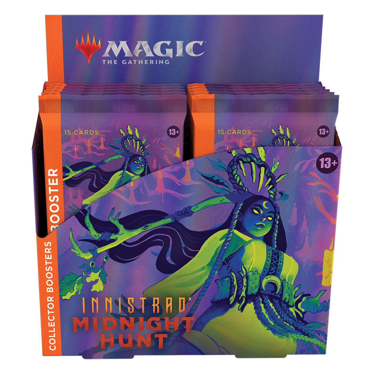 Magic The Gathering Midnight Hunt Collector Booster Box Magic The Gathering Midnight Hunt Collector Booster Box
