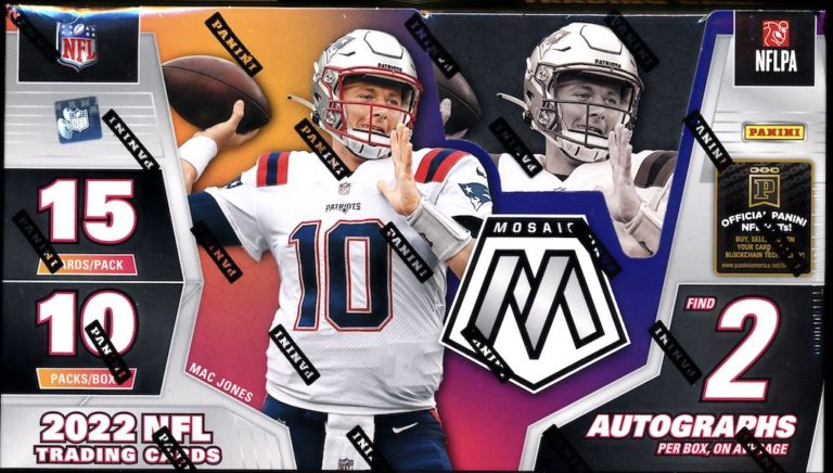 2022 Panini Mosaic Football Hobby Sealed Box - Miraj Trading