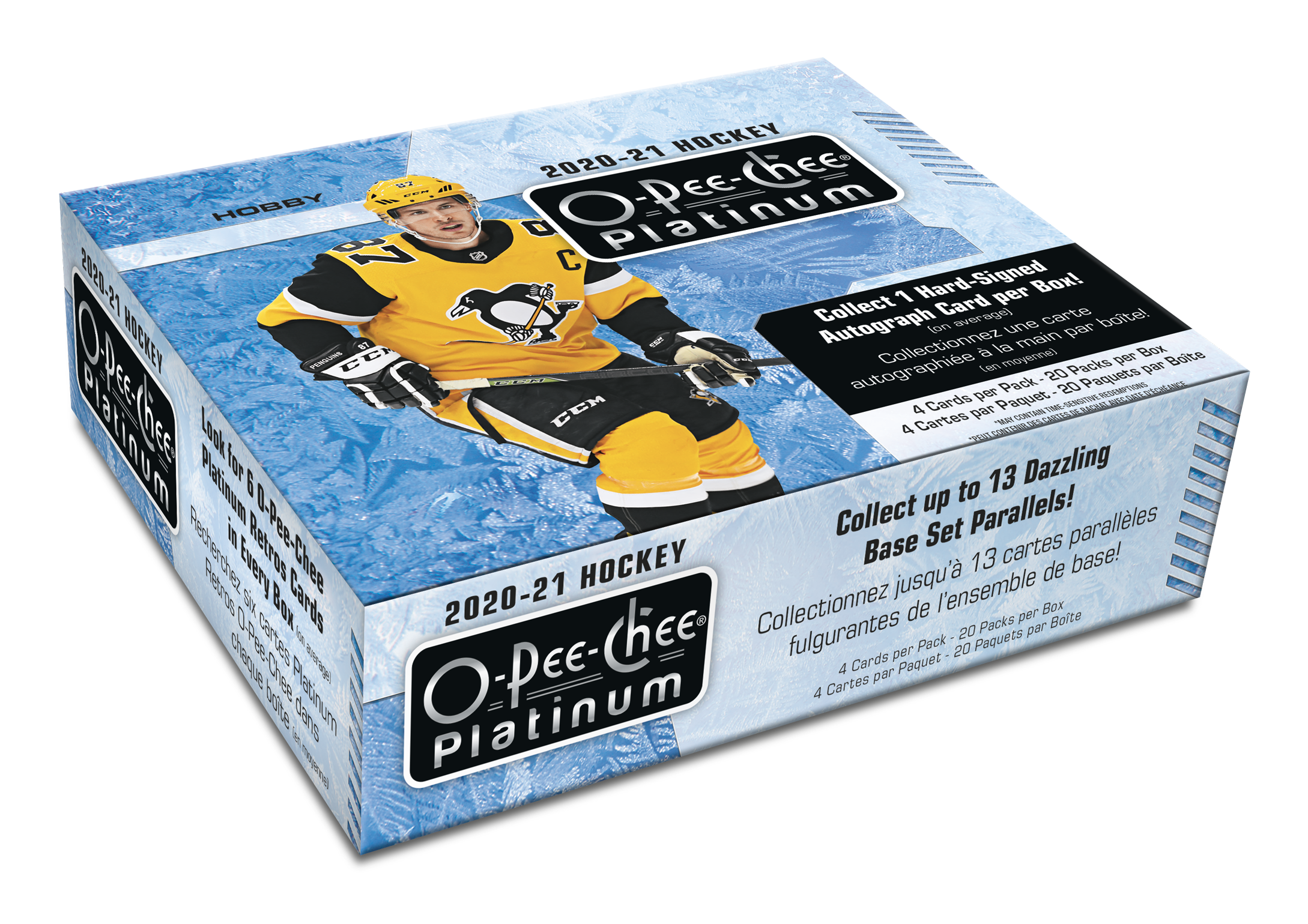 2020-21 Upper Deck O-Pee-Chee Platinum Hockey Hobby Case (Case of 16 Boxes) - Miraj Trading