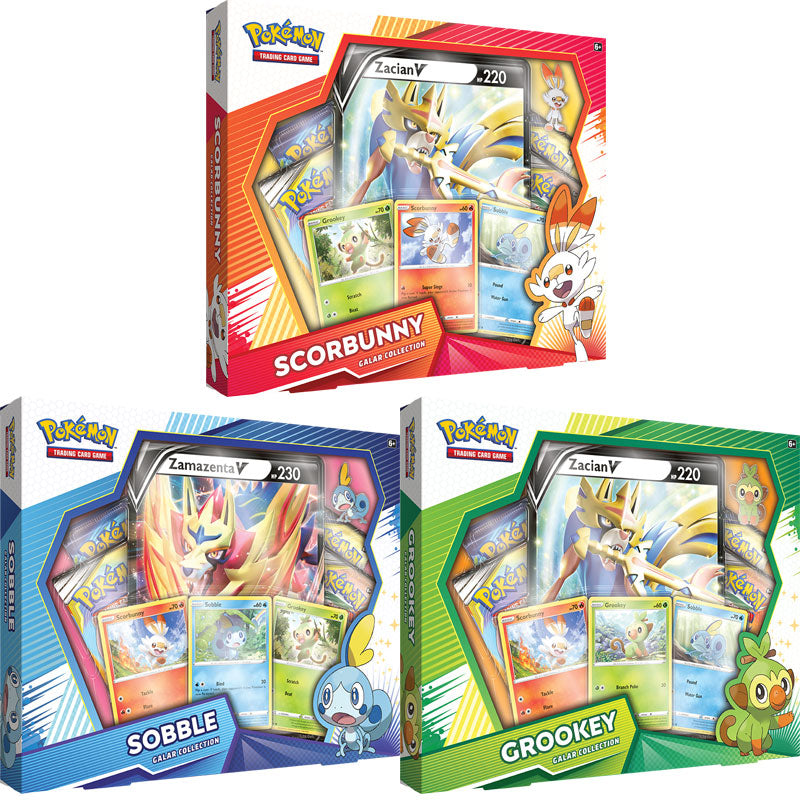 Pokmon TCG Galar Collection Set of three Box Pokmon TCG Galar Collection Set of three Box