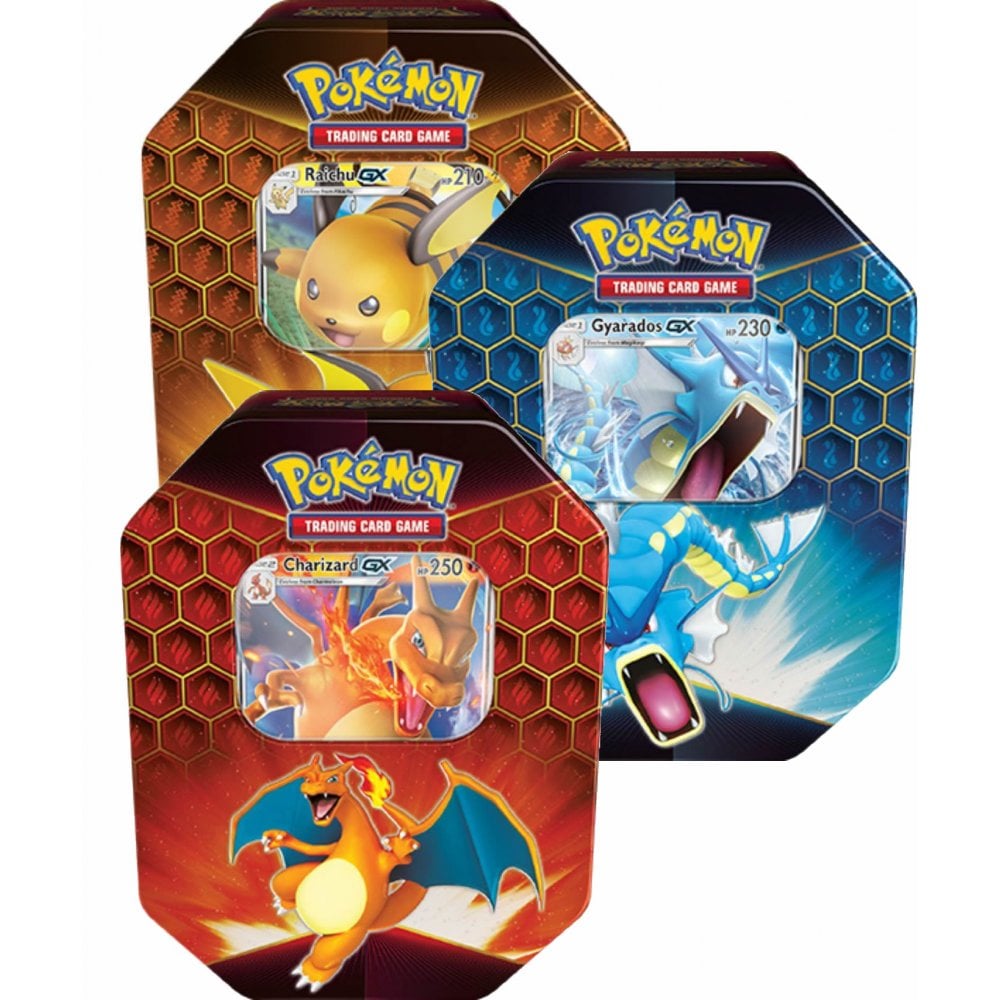 Pokémon Hidden fates Collectors Tin Set of Three - BigBoi Cards