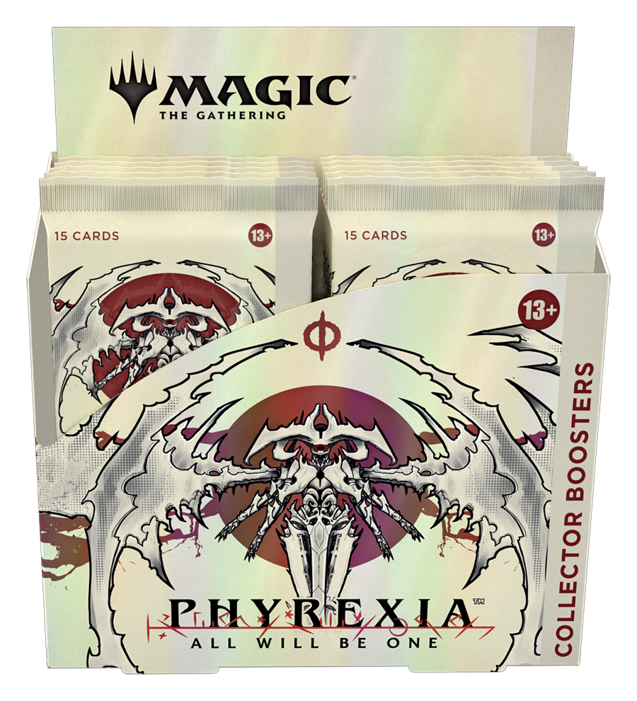 mtg phyrexia all will be one chase cards Magic Phyrexia All Will Be One Collector Booster Box