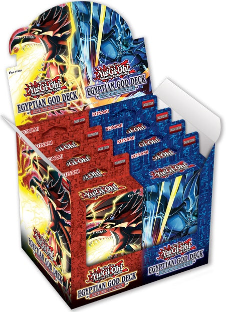 Yu Gi Oh! Egyptian God Decks Assorted Unlimited Display Box (Pre-Order) - Miraj Trading