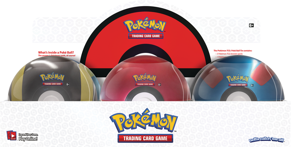 2021 Pokemon Poke Ball Tin Winter Case (Case of 6 Poke Balls) (Pre-Order) - Miraj Trading