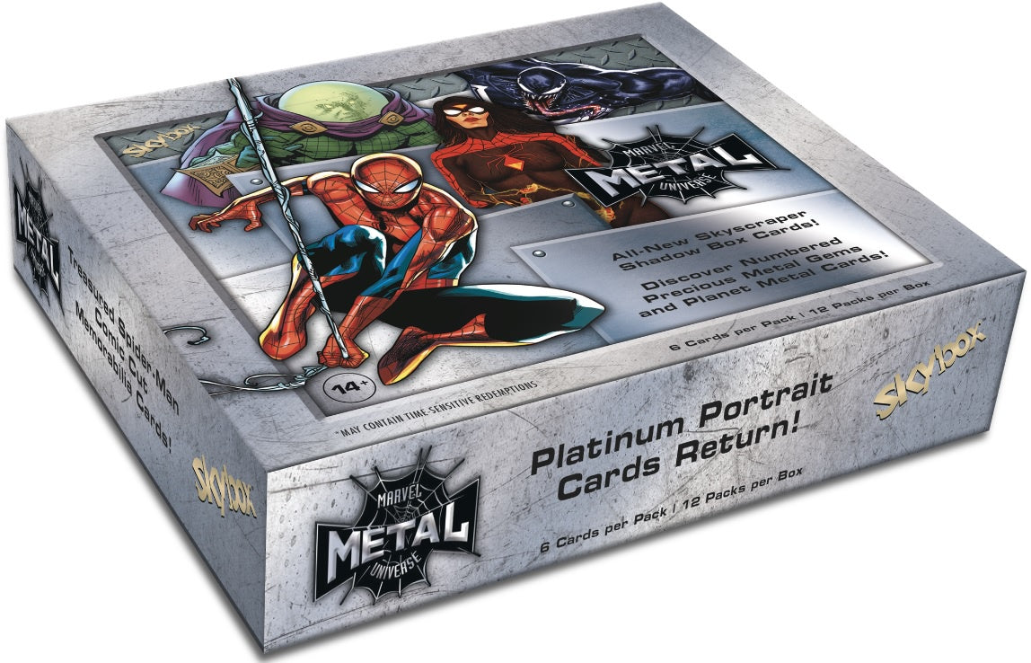 2022 Upper Deck Marvel Metal Universe Spider-man Hobby Box - Miraj Trading