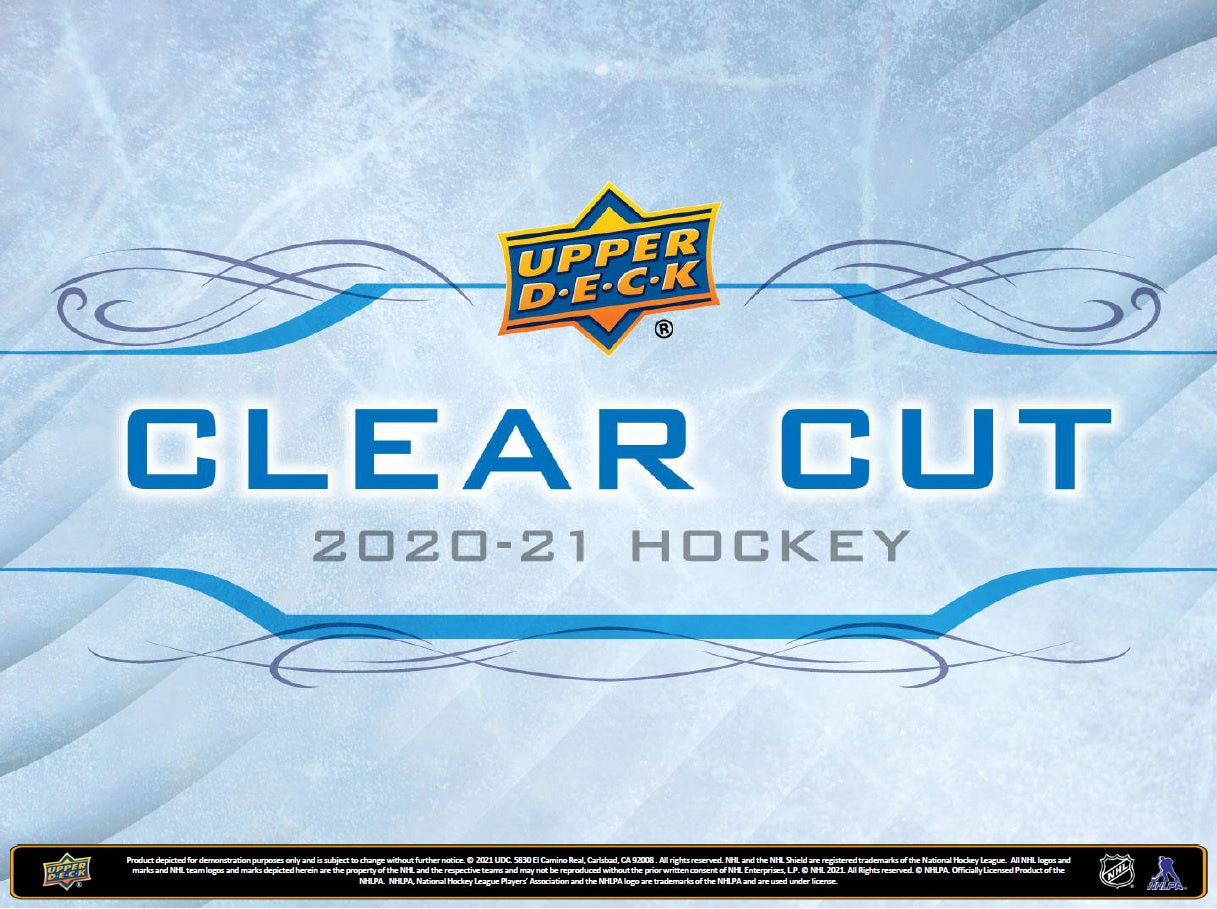 2020-21 Upper Deck Clear Cut Hockey Hobby Box (Coming Soon!) - Miraj Trading