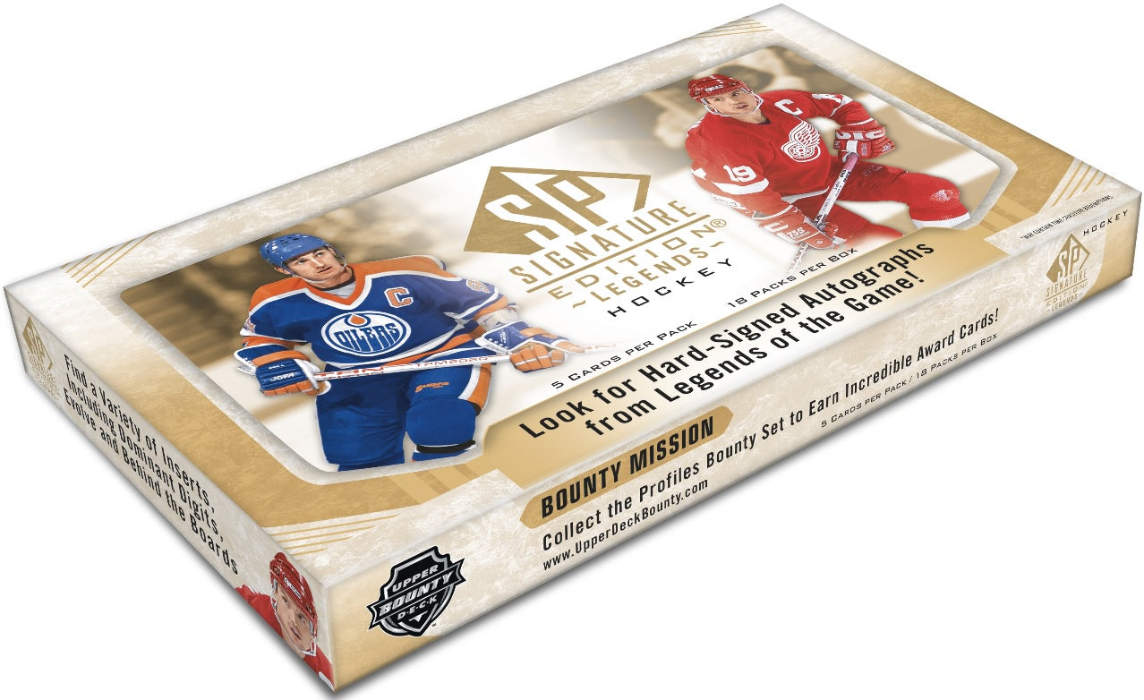 2020-21 Upper Deck SP Signature Edition Legends Hockey Hobby Box (Coming Soon!) - Miraj Trading