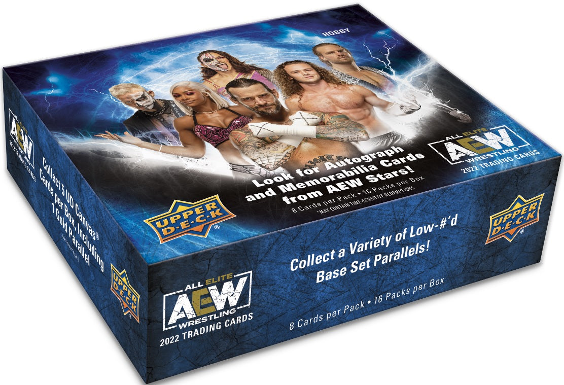 2022 Upper Deck AEW All Elite Wrestling Hobby Box 2022 Upper Deck AEW All Elite Wrestling Hobby Box