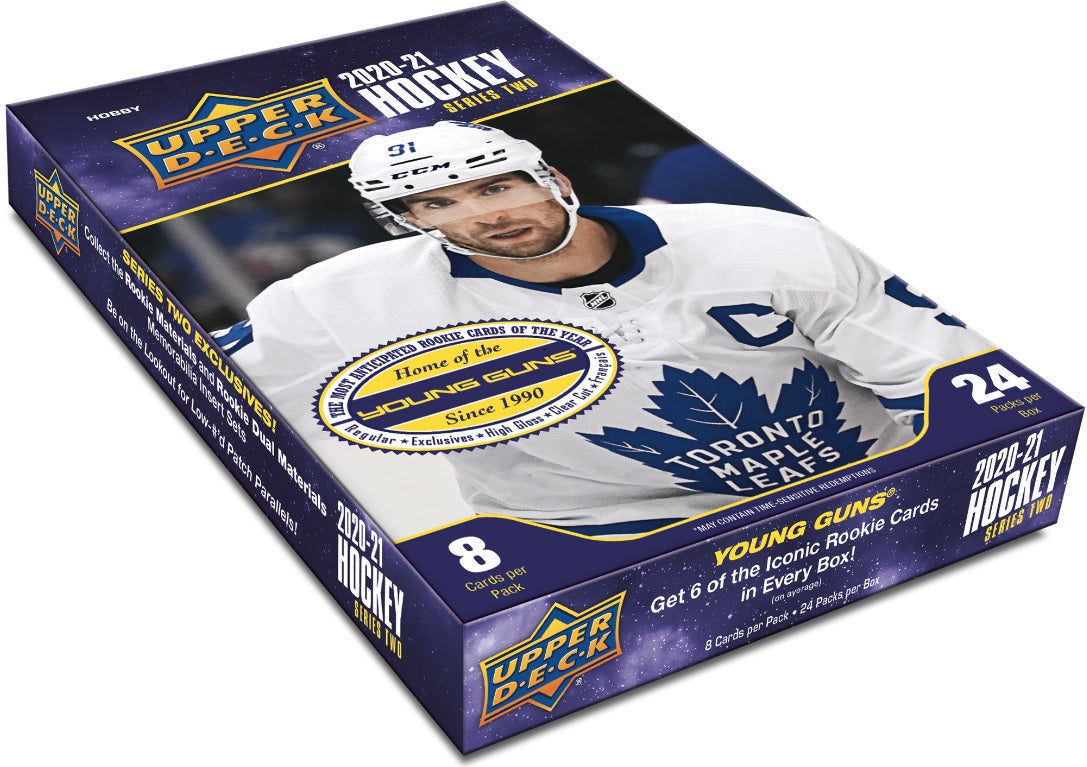 2020-21 Upper Deck Series 2 Hockey Hobby Box - Miraj Trading