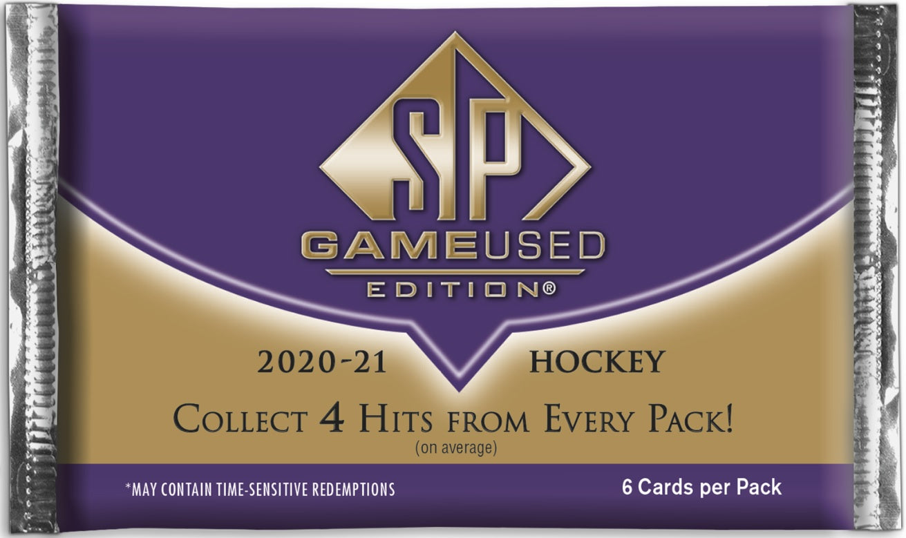2020-21 Upper Deck SP Game Used Hockey Hobby Box - Miraj Trading