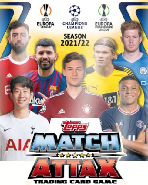 2021-22 Topps UEFA CL Match Attax Mega Tin (Pre-Order) - Miraj Trading