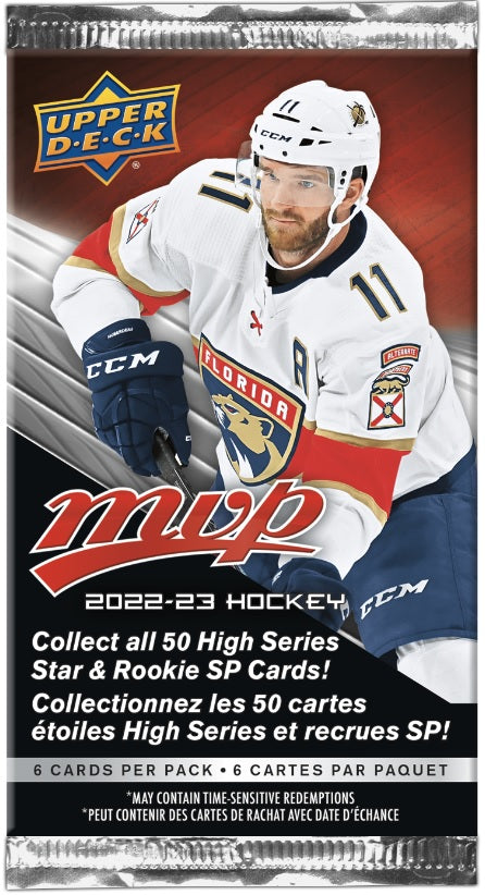 2022-23 Upper Deck MVP Hockey Retail Box (Pre-Order) - Miraj Trading