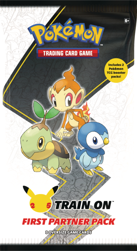 Pokemon Train On First Partner Pack- 25th Anniversary July (Sinnoh) (Pre-Order) - Miraj Trading