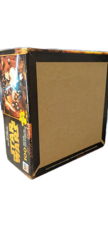Star Wars Darth Vader/Anakin Skywalker Obi-wan 100 Piece MB Puzzle Box - Miraj Trading