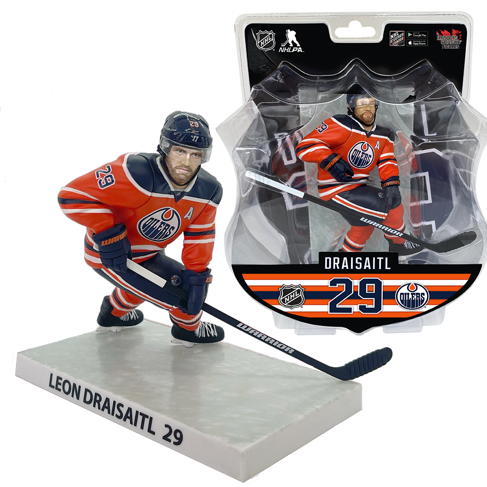 Leon Draisaitl Edmonton Oilers 6" Player Replica Figurine - Miraj Trading