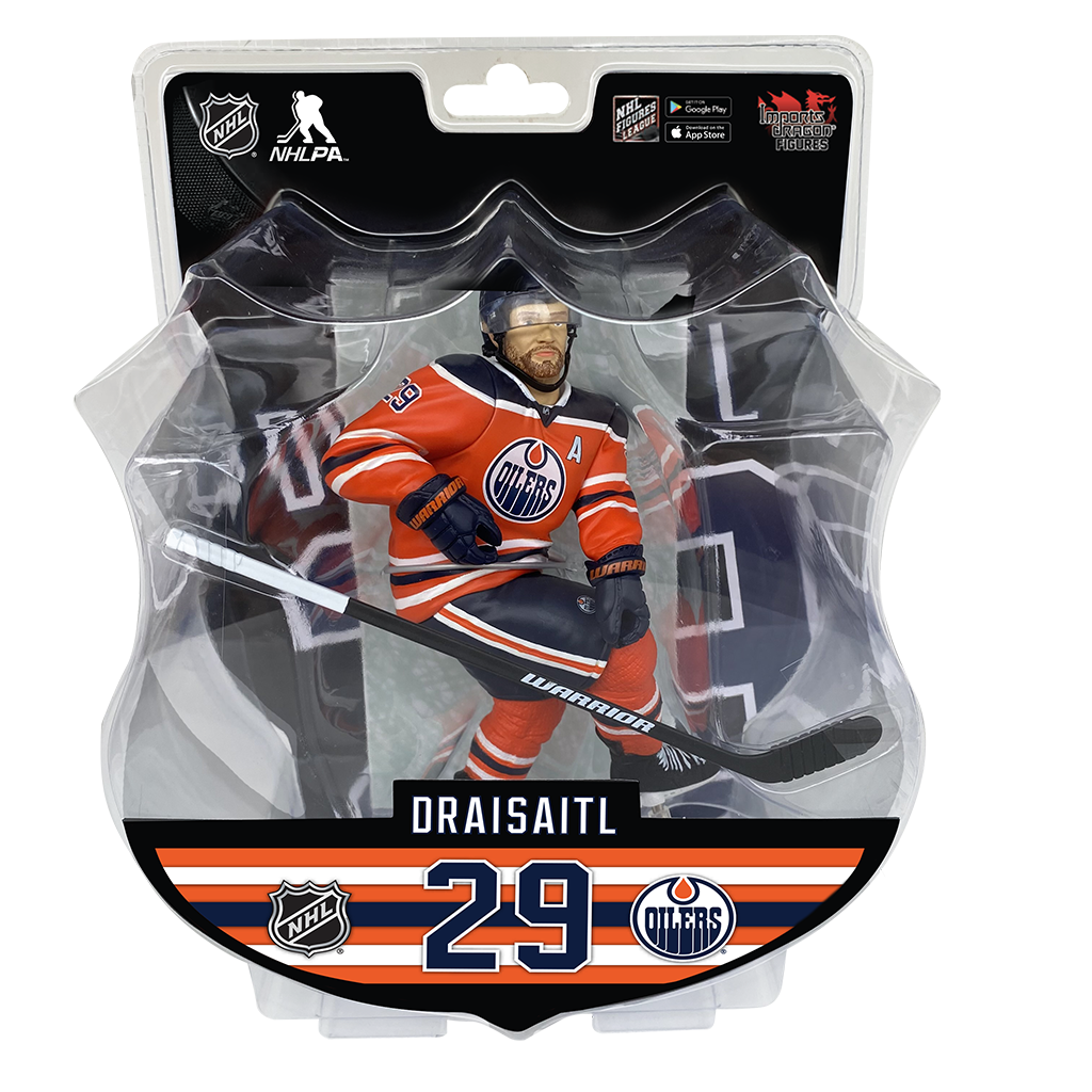 Leon Draisaitl Edmonton Oilers 6" Player Replica Figurine - Miraj Trading