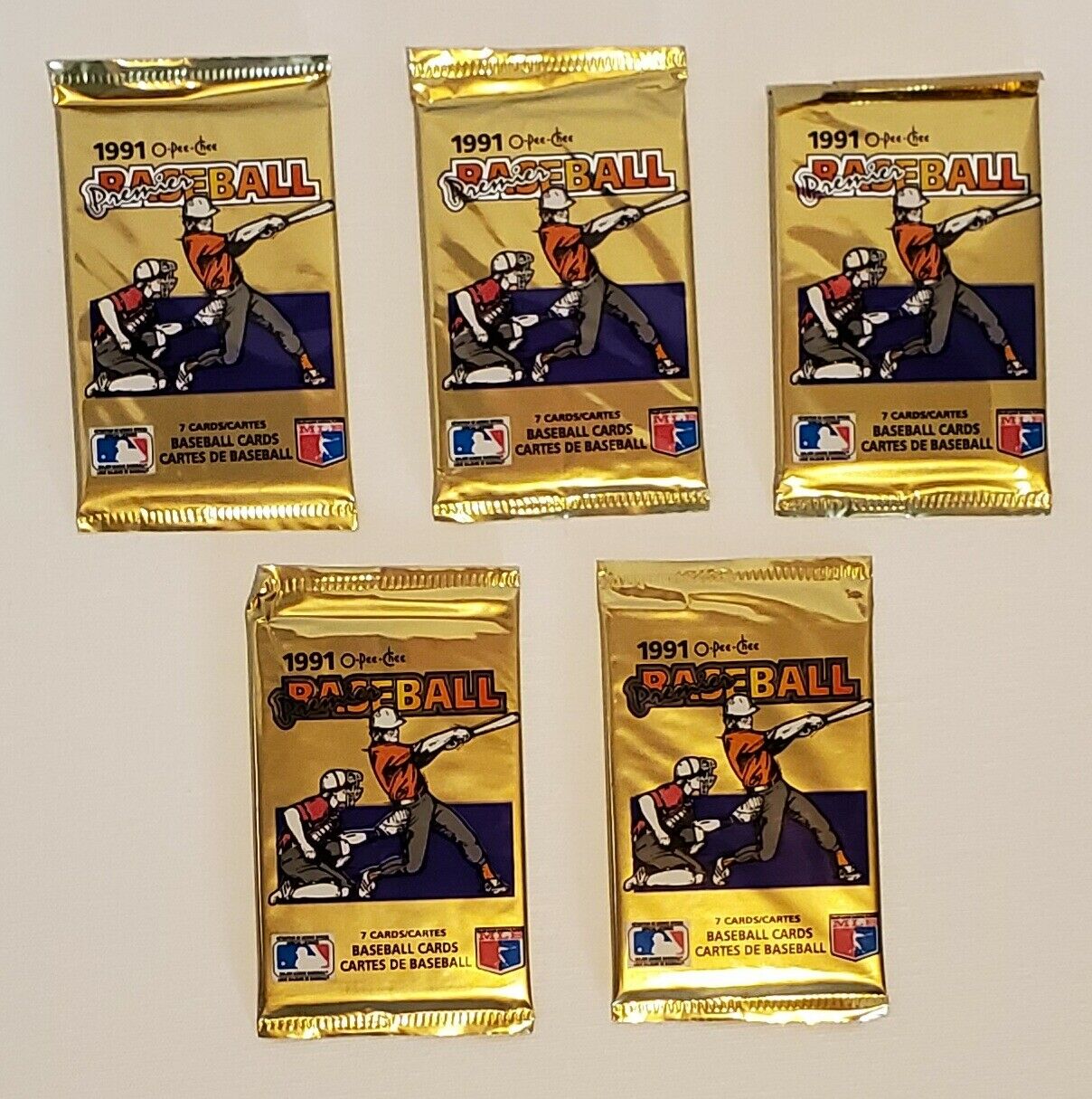 1991 O-Pee-Chee Premier Baseball Hobby Pack (Lot of 18 Packs) - Miraj Trading