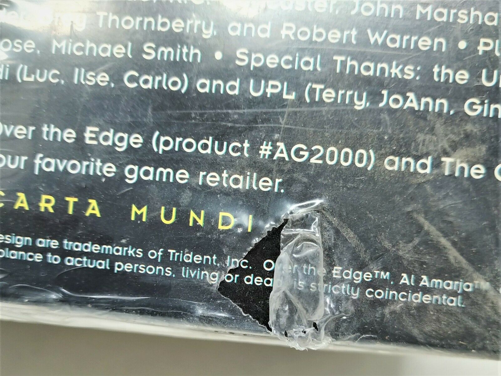 1995 On The Edge Shadows Box - Miraj Trading