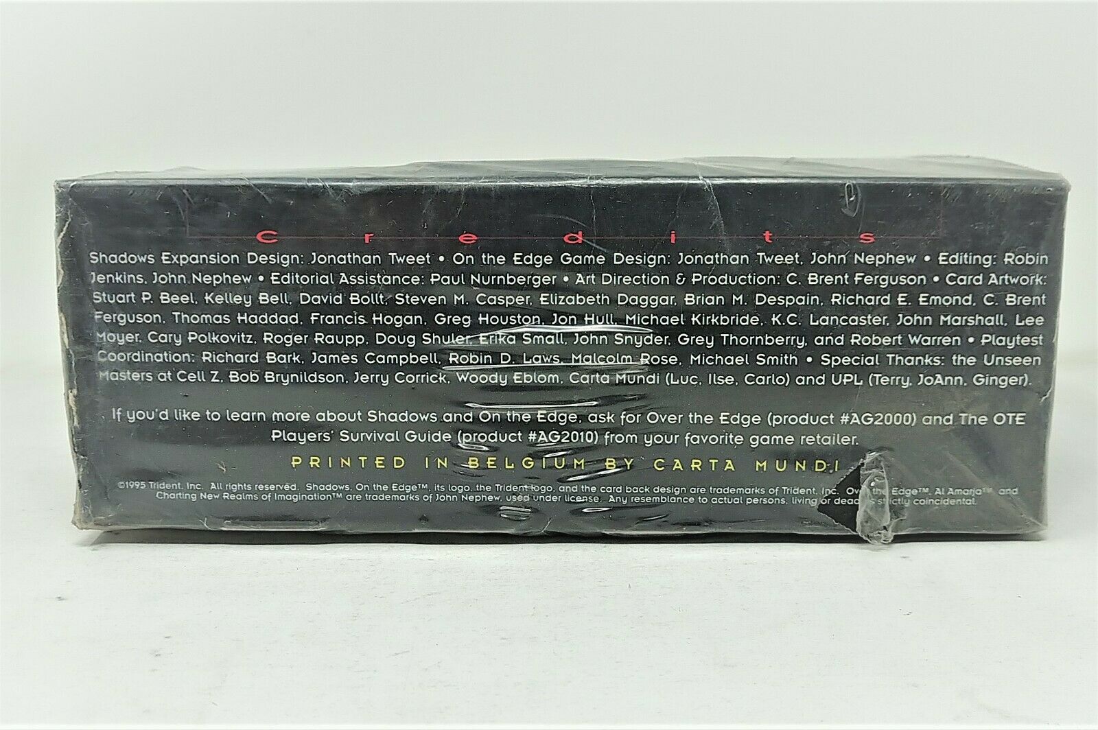 1995 On The Edge Shadows Box - Miraj Trading