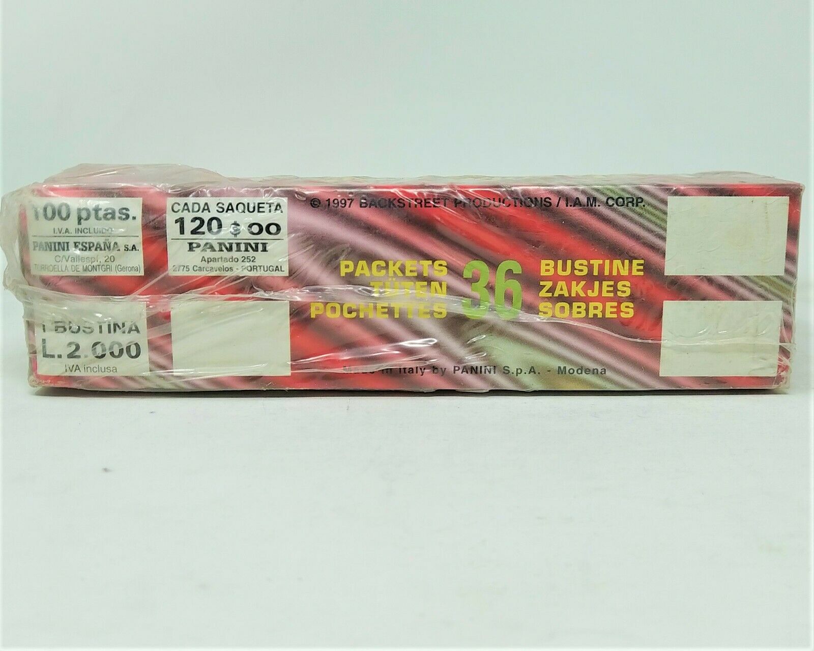 1997 Panini Backstreet Boys 36 Packs Box - Miraj Trading