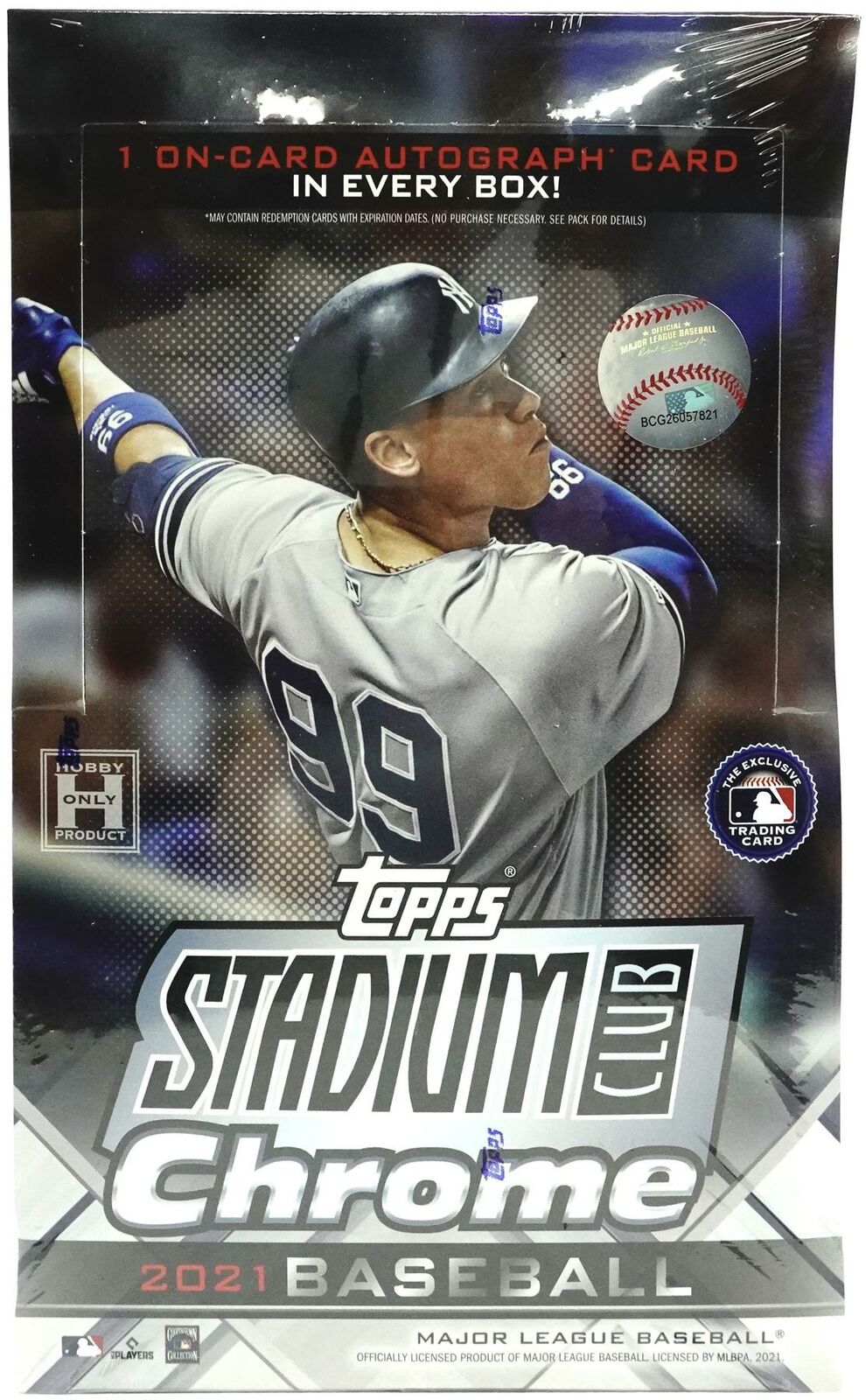 2021 Topps Stadium Club Chrome Baseball Hobby Box - Miraj Trading