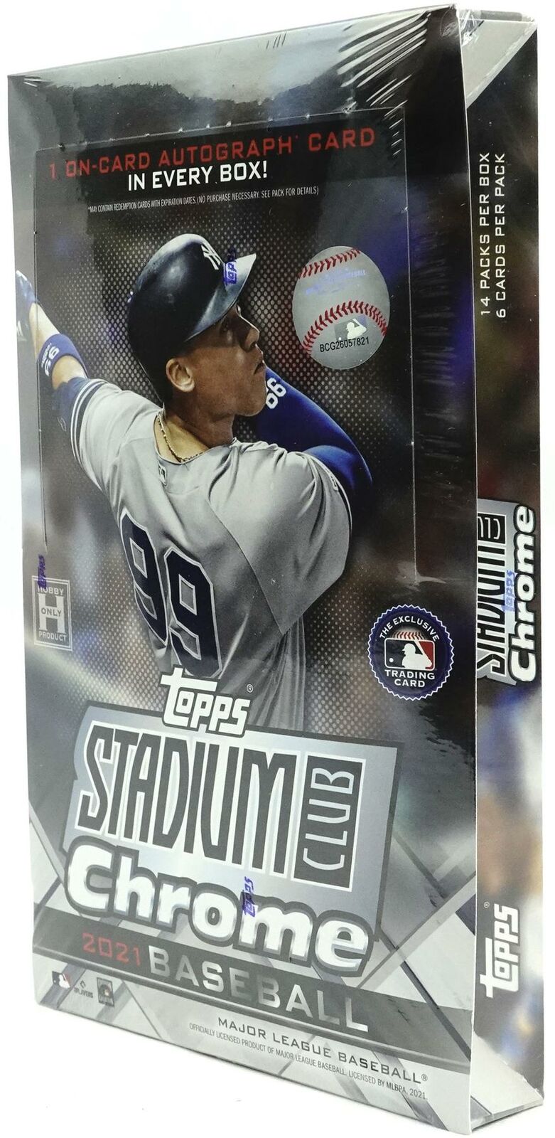2021 Topps Stadium Club Chrome Baseball Hobby Box - Miraj Trading