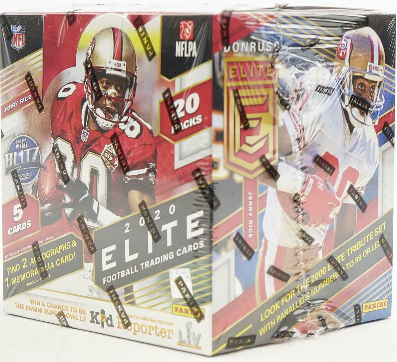 2020 Panini Donruss Elite Football Hobby Box - BigBoi Cards