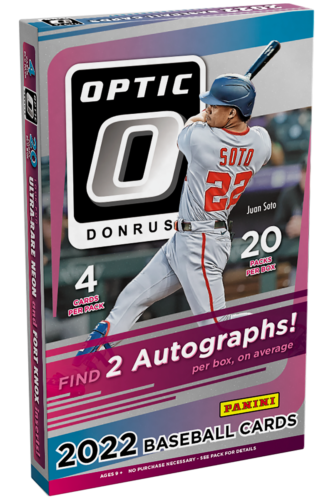 2022 Panini Donruss Optic Baseball Hobby Box - Miraj Trading