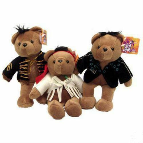 JIMI HENDRIX LIMITED EDITION BEAR KEEPER PLUSH SEALED (SET OF 3) - BigBoi Cards
