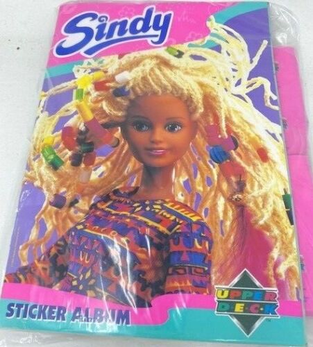 1995 Upper Deck Sindy Stickers Lots of 75 Packs + Album - Miraj Trading