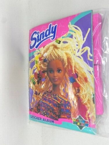 1995 Upper Deck Sindy Stickers Lots of 75 Packs + Album - Miraj Trading