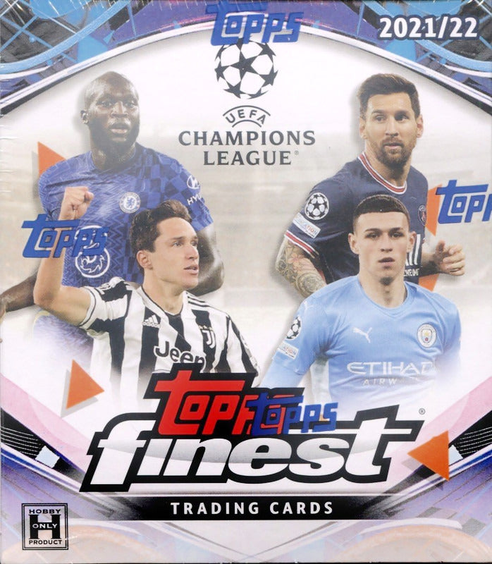 2022 Topps Finest UEFA Champions League Soccer Sealed Hobby Box - Miraj Trading