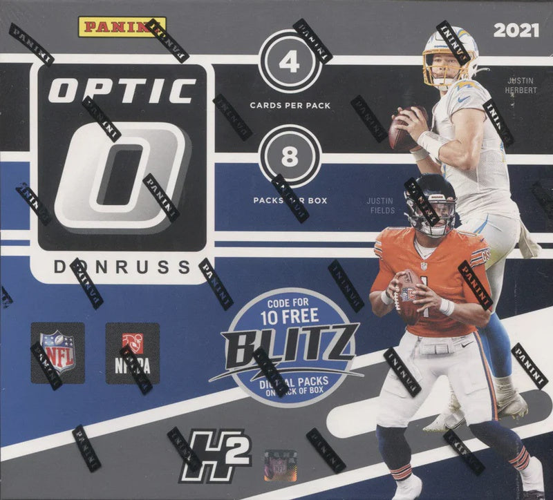 2021 Panini Donruss Optic H2 Football Hobby Sealed Box - Miraj Trading