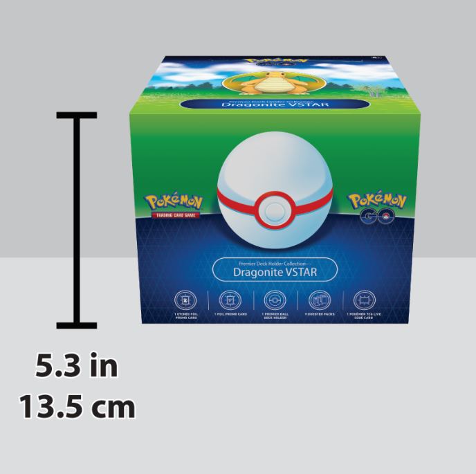 Pokemon GO Premier Deck Holder Collection Dragonite VStar (Pre-Order) - Miraj Trading