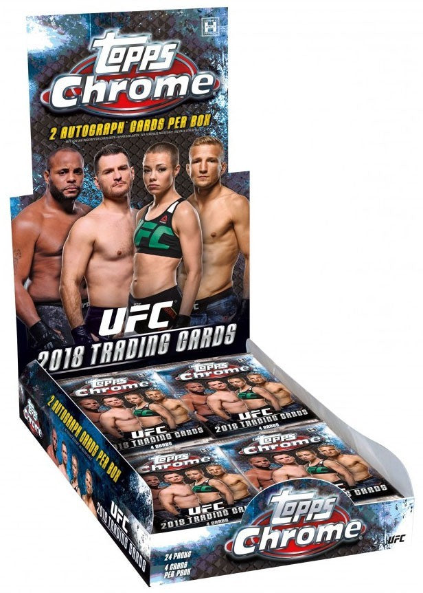 2018 Topps Chrome UFC Hobby Box - BigBoi Cards