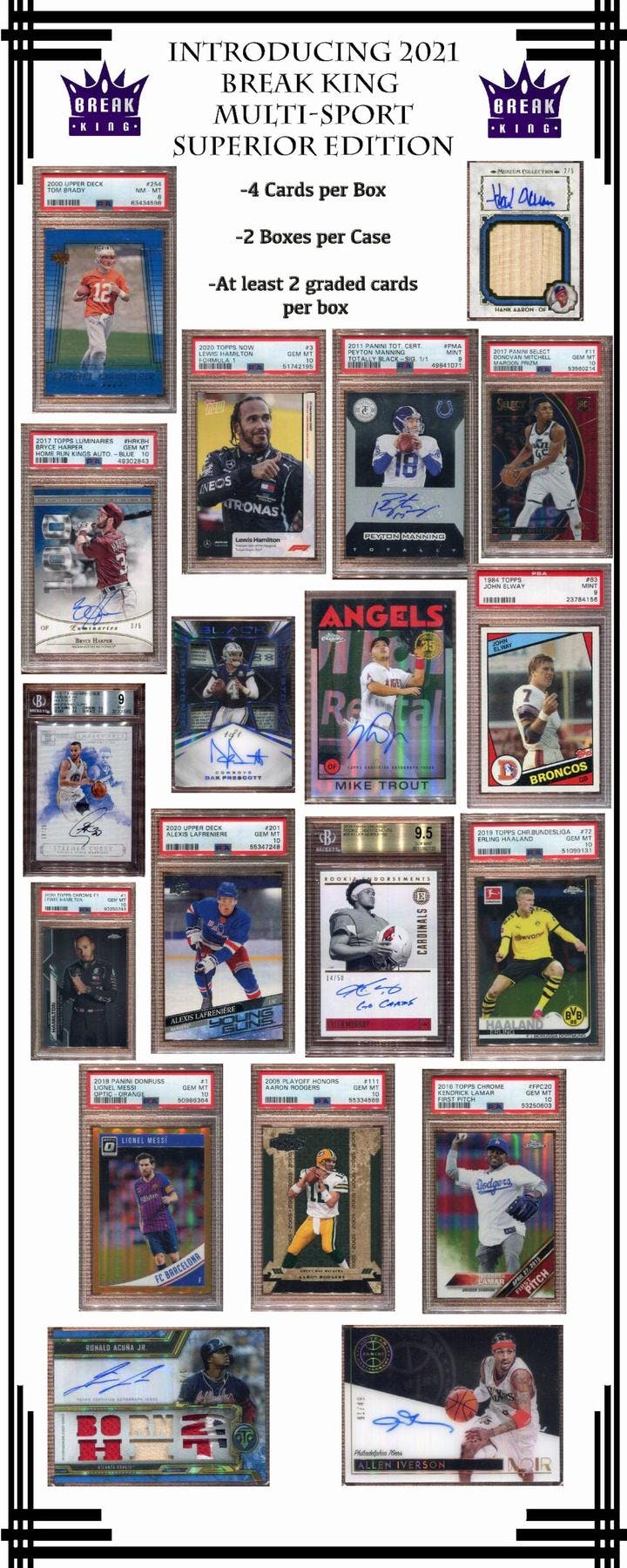 2021 Break King Multi-Sport Superior Edition Box - Miraj Trading