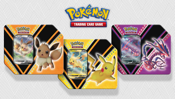 pokemon pikachu card gold Pokemon Eternatus V Powers Fall 2020 Tin (Case of 2 Sets)
