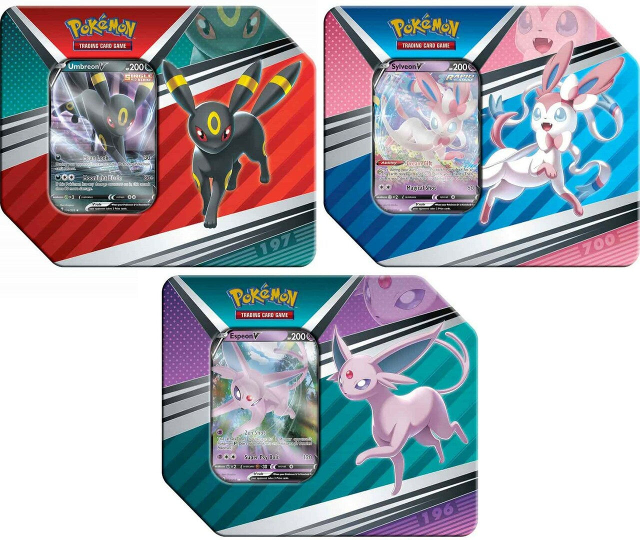 Pokemon V Heroes Tin (Set of 3) (Pre-Order) - Miraj Trading