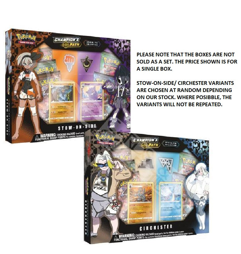 Pokemon Champion's Path Special Pin Collection (Stow-on-Side/ Circhester) - Miraj Trading
