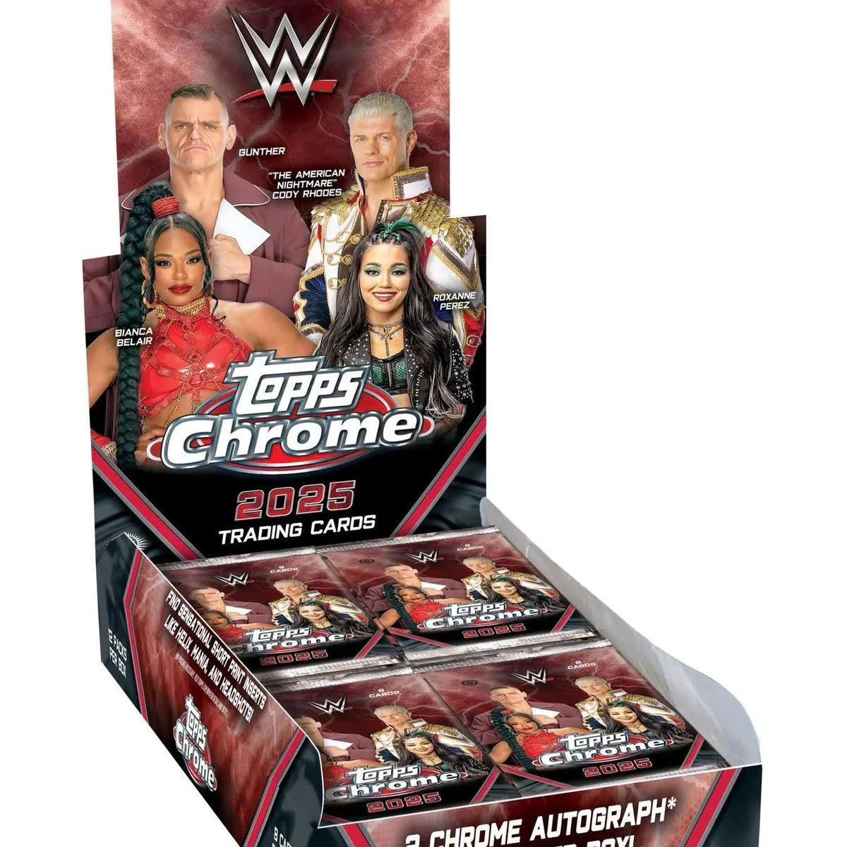 2025 Topps Chrome WWE Highlights and Chase Cards